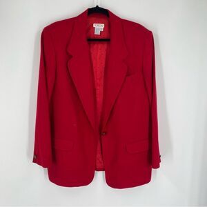 Talbots Classic Red Women's Classic Blazer size 16